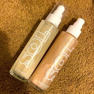 SOL BEAUTY SHIMMERING DRY OIL two included